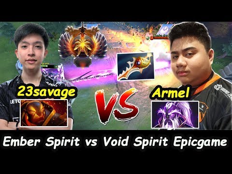 TNC Armel [Void Spirit] vs Fnatic.23savage [Ember Spirit] Divine Rapier Build EpicGame Dota 2 7.23d