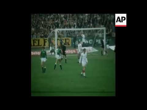 EURO-1972. Main tournament. Semi-finals. West Germany - Belgium - 2:1. Highlights.