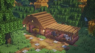 Minecraft | How to Build a Small Horse Stable | Tutorial