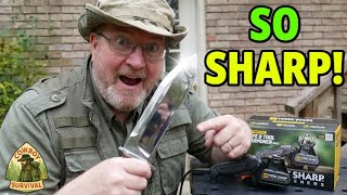 Knife Sharpening with the Work Sharp Sharpener!