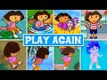 Evolution Of Dora Games PLAY AGAIN GAME OVER 2002 2025