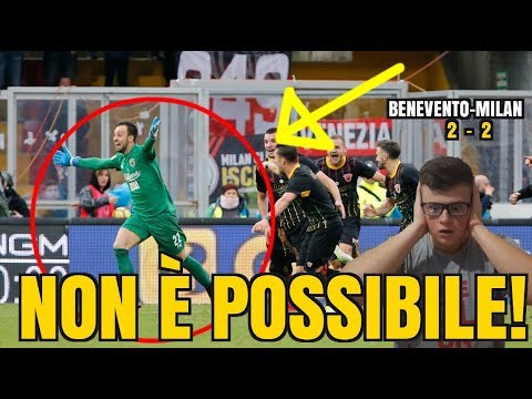 I CAN'T BELIEVE IT: THE GOALKEEPER SCORES!!! BENEVENTO-MILAN 2-2