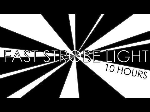 Super Fast Strobe Light [10 HOURS] ⚠️ EPILEPSY WARNING