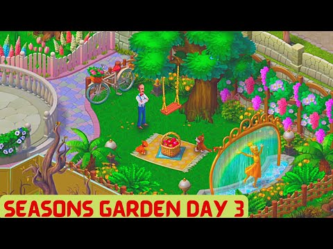 Gardenscapes: Restore Seasons Garden — Day 3 │Charles Stevens Garden │ Game-play Walk-through