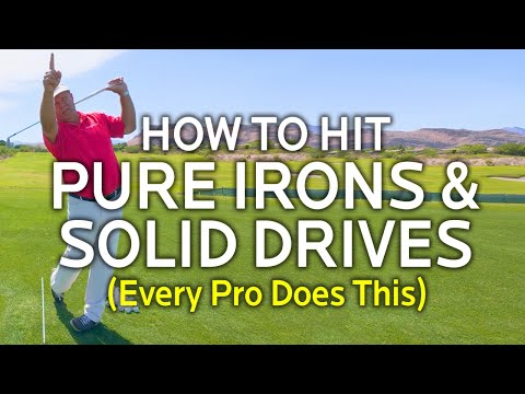 How To Hit Irons Pure & Solid Drives (Every Pro Does This)