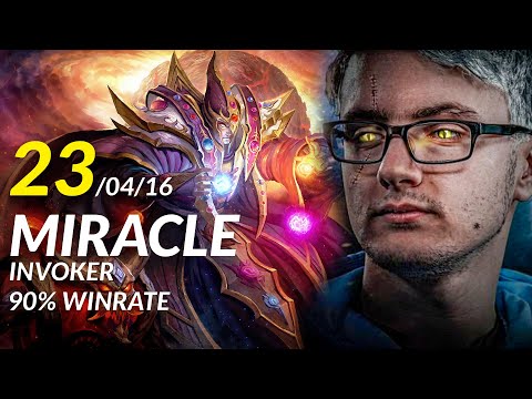 Miracle- Invoker with 90% Winrate this week