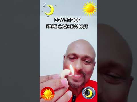 how to find fake cashew nuts✨️