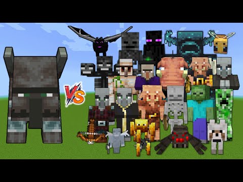 Ravager vs Every mob in Minecraft (Java Edition) - Minecraft 1.19 Ravager vs All Mobs