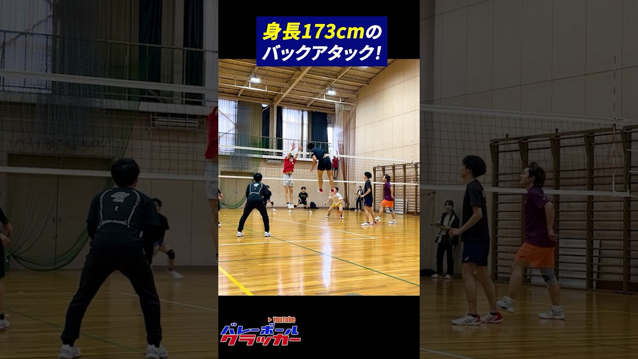 バックアタック！ #ジャンプ力 #haikyuuxyn #volleyballworld