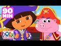Dora The Explorer Visits Pirates And Fantastical Shores 2 ‍ ️ 90 Minutes Dora Friends
