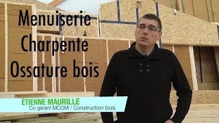 preview picture of video 'Menuiserie, charpente, maison ossature bois à Gesté (49) - MCGM'