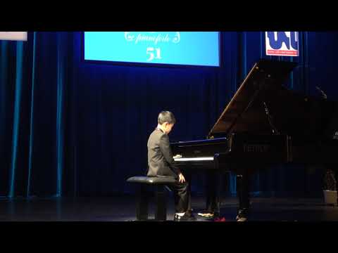 Houyue He, winner of Category II - Virtuosi per musica di pianoforte 51, 1st round