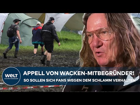 WACKEN IN SCHLAMM: Mitbegründer Thomas Jensen wendet sich an Fans des Heavy-Metal-Festivals