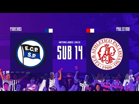 19/03/2023 - Interclubes - Sub 14 - Pinheiros 2 x 1 Paulistano