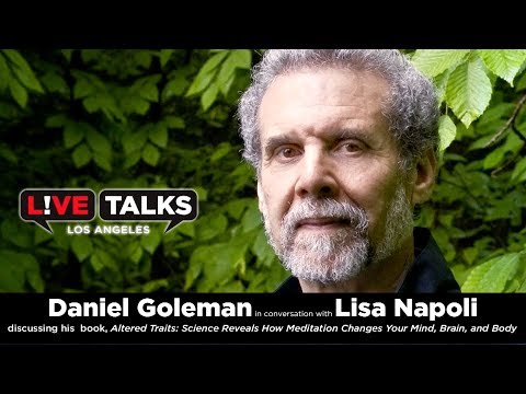 Daniel Goleman with Lisa Napoli at Live Talks Los Angeles