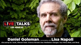 Daniel Goleman with Lisa Napoli at Live Talks Los Angeles