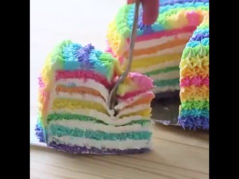 RAINBOW CAKE // PASTEL ARCO IRIS
