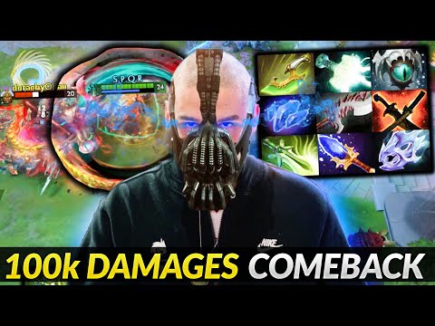 True 20k gold comeback - Yatoro 100k damages full items Juggernaut
