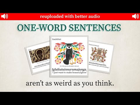 Polysynthetic Languages Are Actually Pretty Normal (Reuploaded)