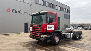 Scania 124 - 400 (MANUAL PUMP / 6X2 / BIG AXLE / GRAND PONT / POMPE MAN chassis truck | Image 4 - Autoline