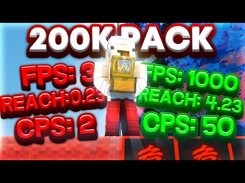 Proof That Texture Pack Can Make You Better At Minecraft | Bedlessnoob 200k Pack Release