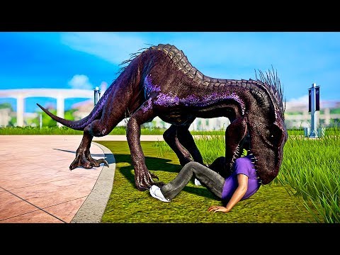 🌍 Jurassic World Evolution - 2 Indoraptor Vs 2 Metriacanthosaurus Breakout and Fight!