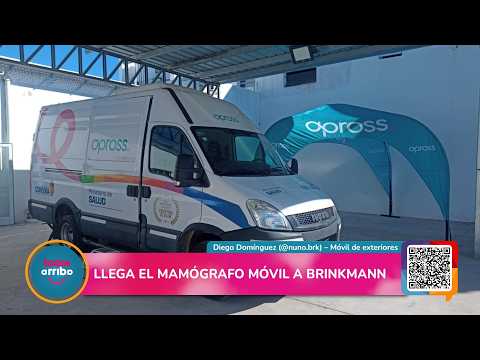 El MAMÓGRAFO MÓVIL ya funciona en Brinkmann: Cómo sacar turno