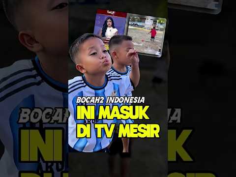 Bocah2 Indonesia ini masuk di tv Mesir #shorts