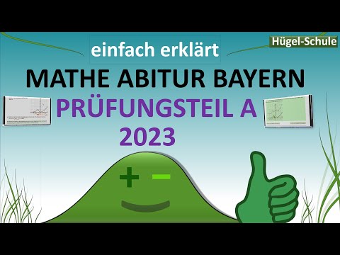 Mathe Abitur Bayern 2023 Lösungen Prüfungsteil A | Aufgabengruppe 1 + 2 | komplette Lösung 💡