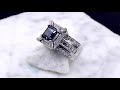 video - Stepped Castle Engagement Ring