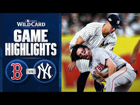 Red Sox vs. Yankees AL Wild Card Game 1 Highlights (9/30/25) | MLB Highlights