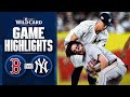 Red Sox Vs Yankees AL Wild Card Game 1 Highlights 9 30 25 MLB Highlights