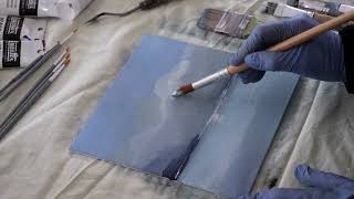 Abstrakte malerei/ How to paint/Demo Peinture abstraite/Abstract Art /Pintura abstracta