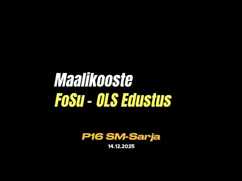 Maalikooste: FoSu - OLS Edustus (P16 SM-SARJA)