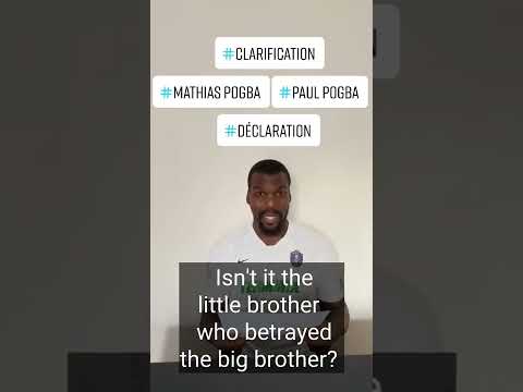 Mathias Pogba announces witchcraft relevations against his brother Paul Pogba Full screen subtitles