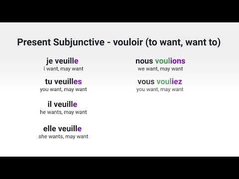 What Is the Present Subjunctive of avoir to have in French