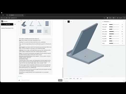 Watch the Text/Image to 3D CAD demo