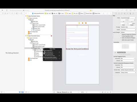 Swift: Adding Scroll View to Stack View and creating a form.