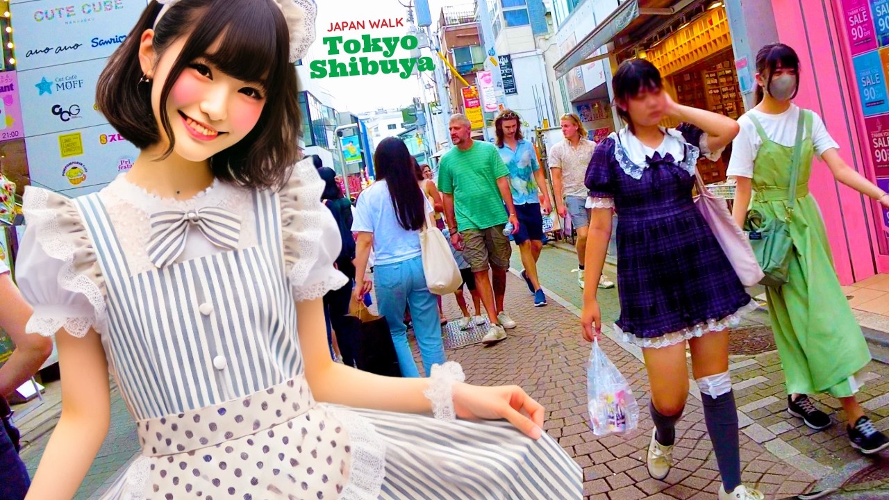 Tokyo Shibuya 🐶 Colorful Walk 💖 4K Nonstop 1 Hour