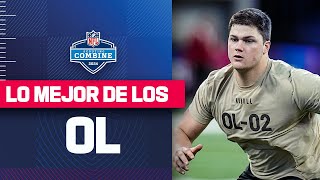 Mejores Jugadas de Linieros Ofensivos | NFL Combine 2024