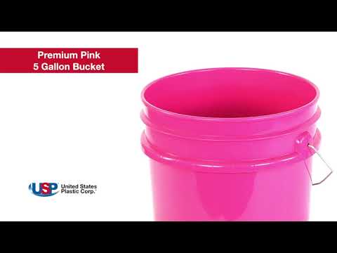 Premium Pink 5 Gallon Bucket