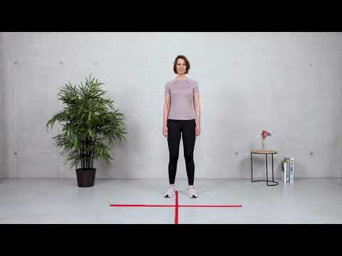 Dynamisches Gleichgewicht (Reha-Trainingsübung Neurologie)