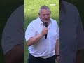 Een opmerkelijke speech van Ron Jans ?