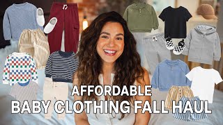 HUGE AFFORDABLE BABY BOY FALL CLOTHING HAUL | BEST PLACES TO SHOP FOR CUTE OUTFITS ON A BUDGET