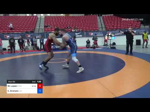 88 Lbs Rr Rnd 2 - Michael Lopez, Elite Panthers Wrestling Club Vs Cory Graham, Legends Of Gold 854