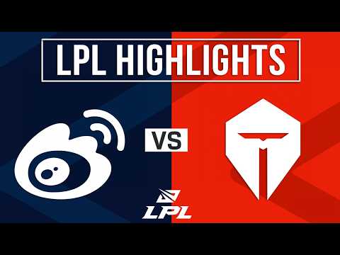WBG vs TES Highlights ALL GAMES | LPL 2026 Playoffs | Weibo Gaming vs Top Esports