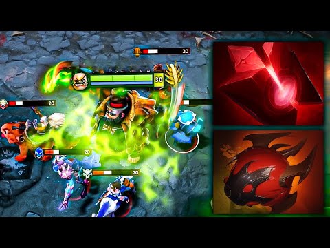 37 Kills Raid Boss Pudge 💀 Bloodstone + Heart Carry Build!