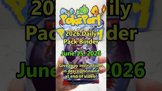PokePerl 2026 Daily Pack Binder  - Episode 166 - 06/15/2026  #pokemon  #pokemontcg #pokemoncards