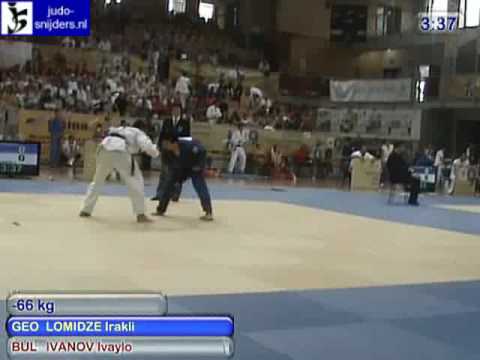 Judo 2009 Koper: Lomidze (GEO) - Ivanov (BUL) [-66kg].