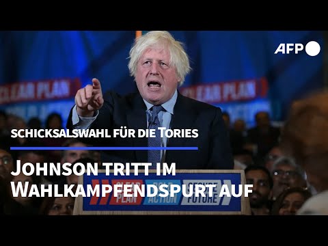 Wahl in Großbritannien: Boris Johnson springt Rishi Sunak zur Seite | AFP